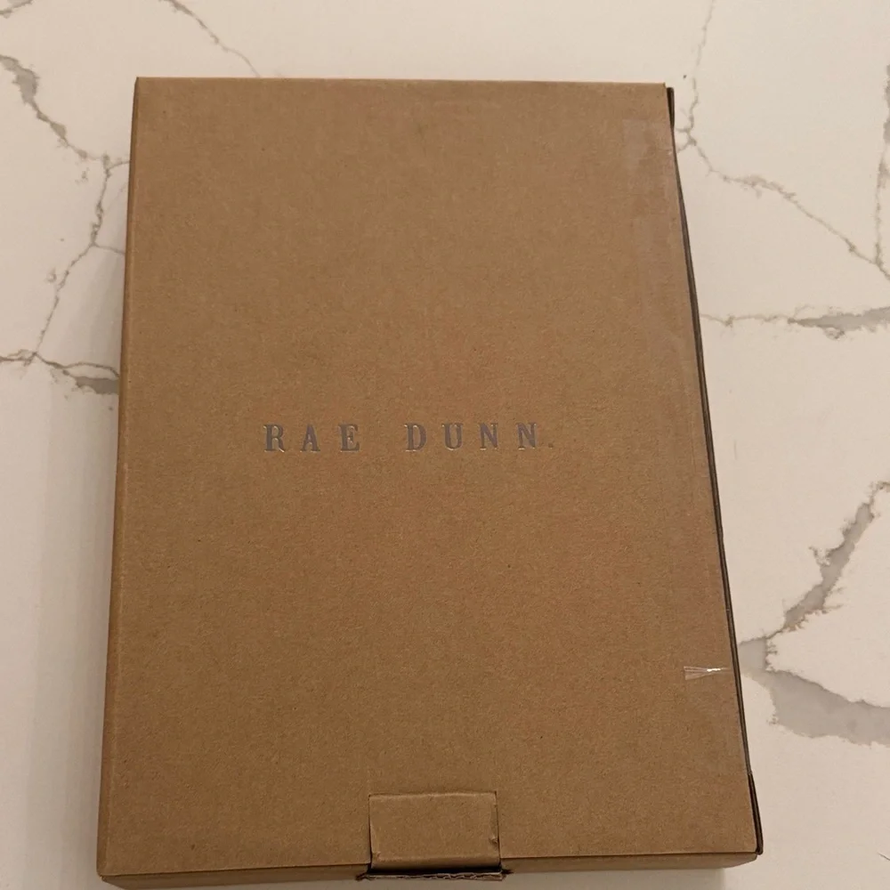 Rae Dunn Bon Appétit Wood Cutting Board with Knife - Natural and Cream